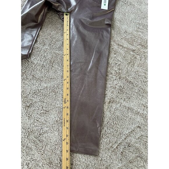 Calvin Klein Metallic-Print High-Waist 7/8 Length Leggings New - Picture 15 of 16